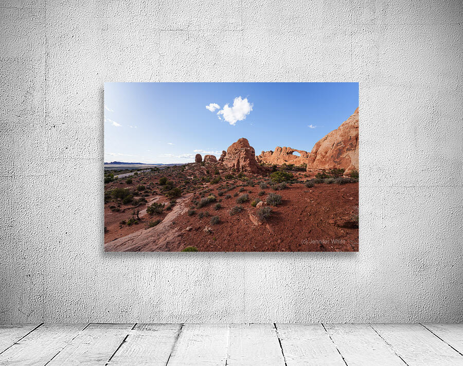 Arches Skyline Arch And Road Wall Preview