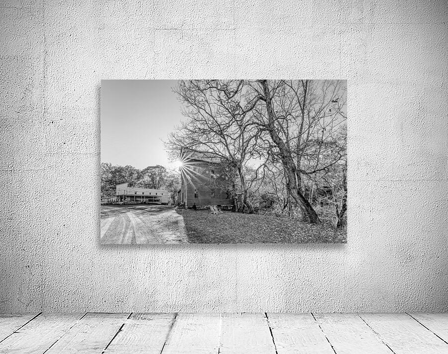 Evening Sunburst Topaz Mill Grayscale Wall Preview