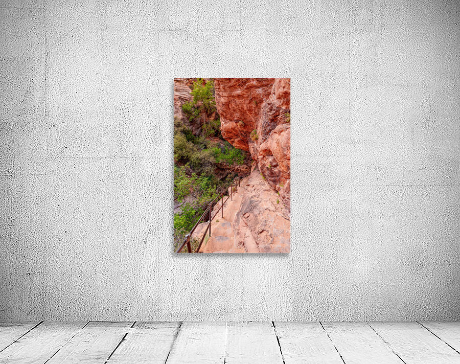 Zion Canyon Cliff Side Trail  Wall Preview