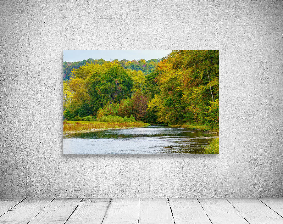 North Fork River Flows Into Fall Wall Preview