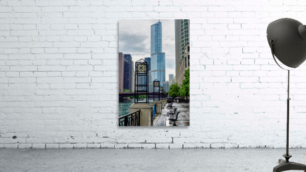 Chicago River Walk Wall Preview