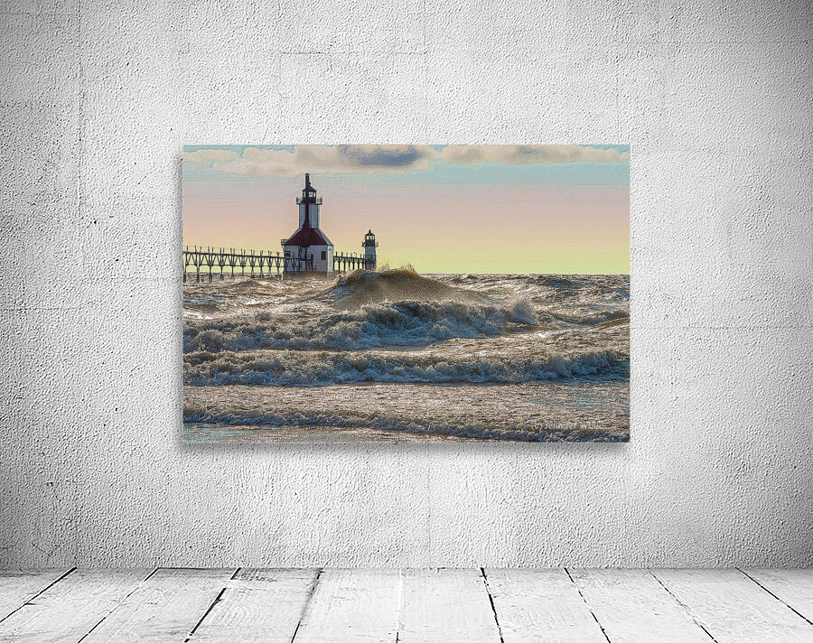 St Joseph Lighthouse Painterly Wall Preview