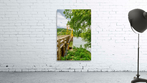 Yellow Beaver Bridge Vertical Wall Preview