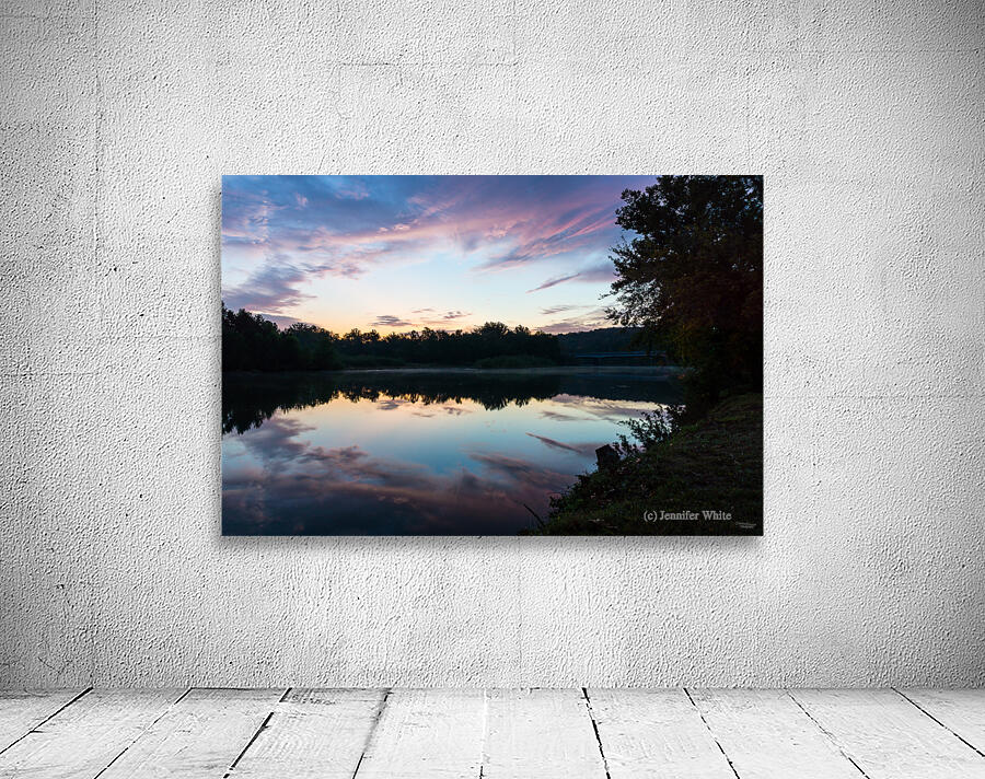 Twilight Reflections Lake Springfield Wall Preview