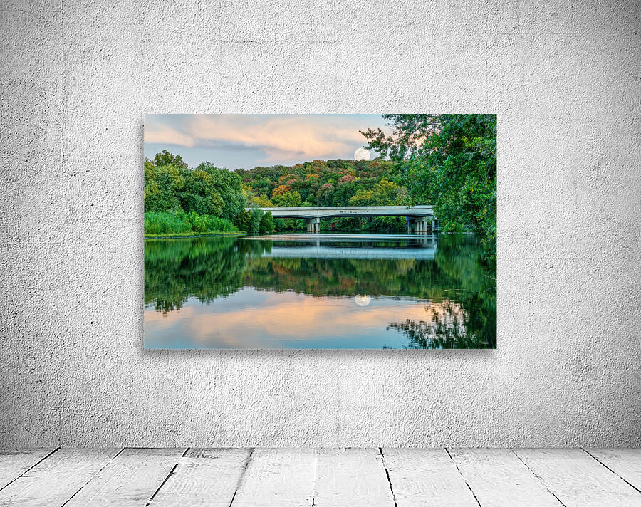Lake Springfield Evening Tranquility Wall Preview