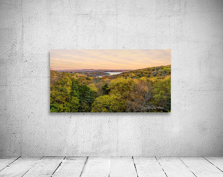 Expansive Ozarks Fall View Pano Wall Preview