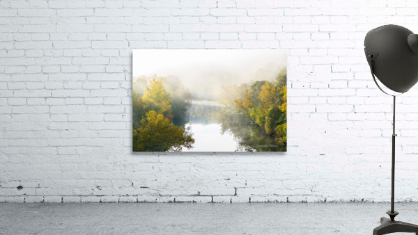 Fog At Big Piney River Wall Preview