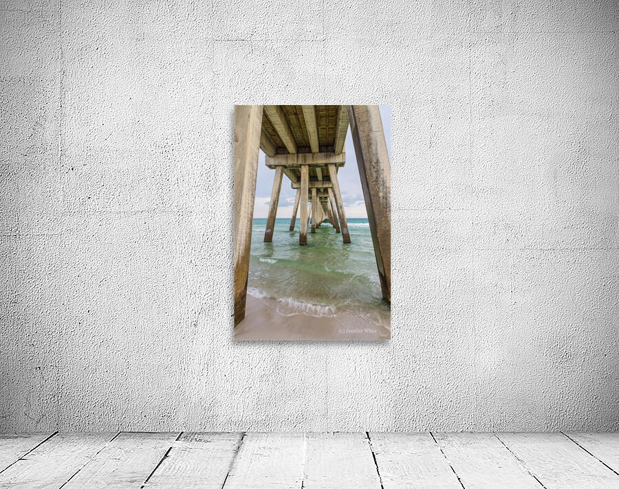 Underneath Navarre Pier Vertical Wall Preview