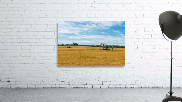 Two Oil Pumpjacks Wall Preview
