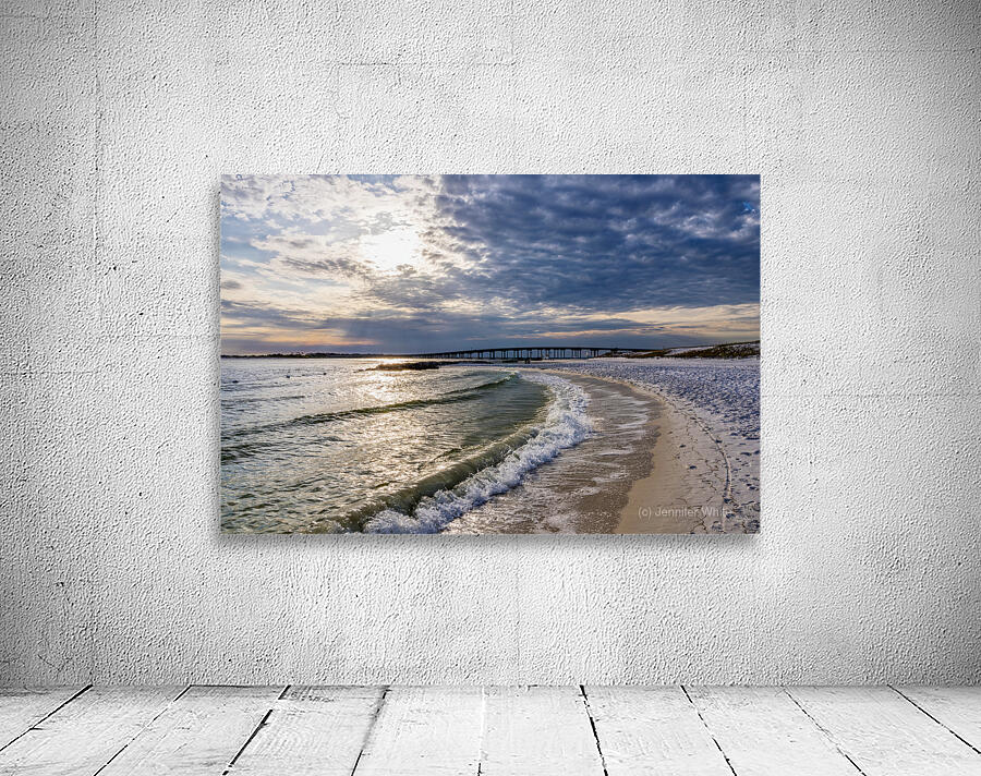 Destin Florida Evening Waves Wall Preview