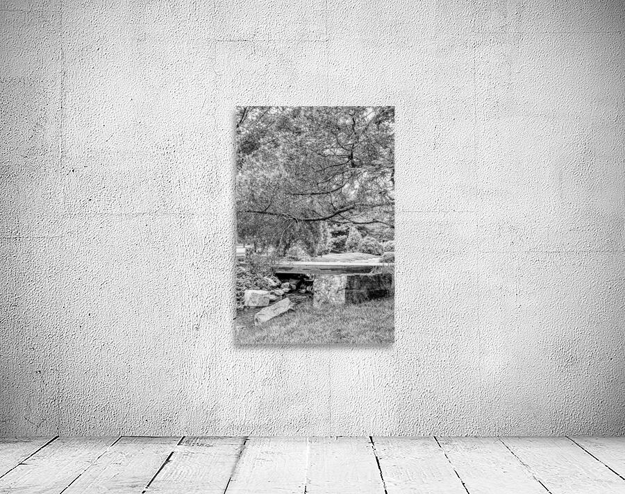 Spring Season Zen Garden Grayscale Wall Preview