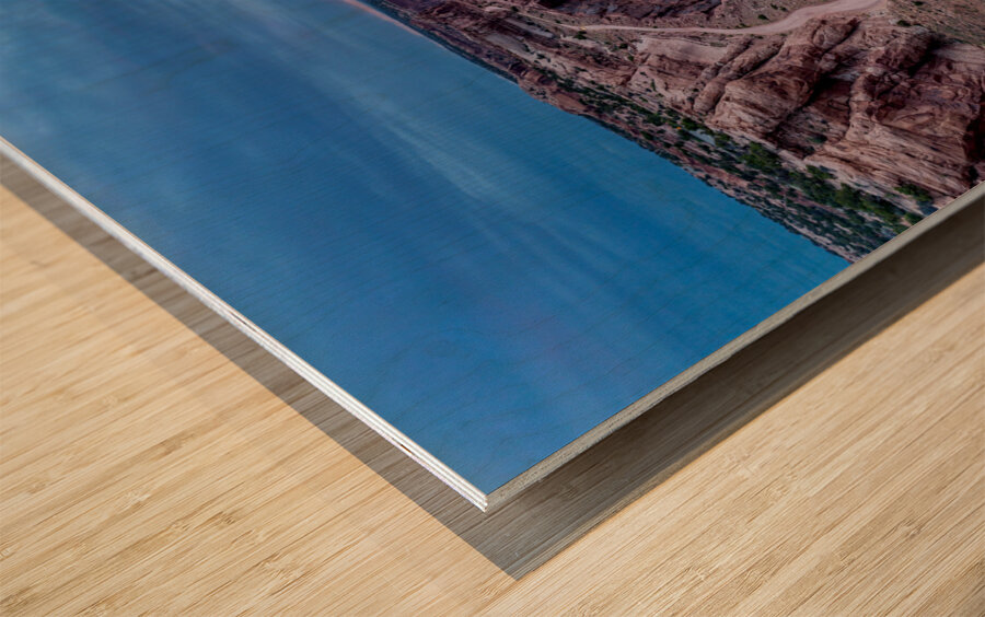 Canyonlands Shafer Trail Dawn Wood print