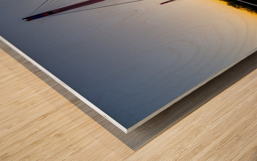 Bob Kerrey Golden Morning Sunlight Wood print