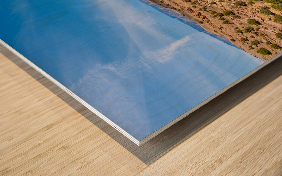 Harleys Dome Valley View Vertical Wood print