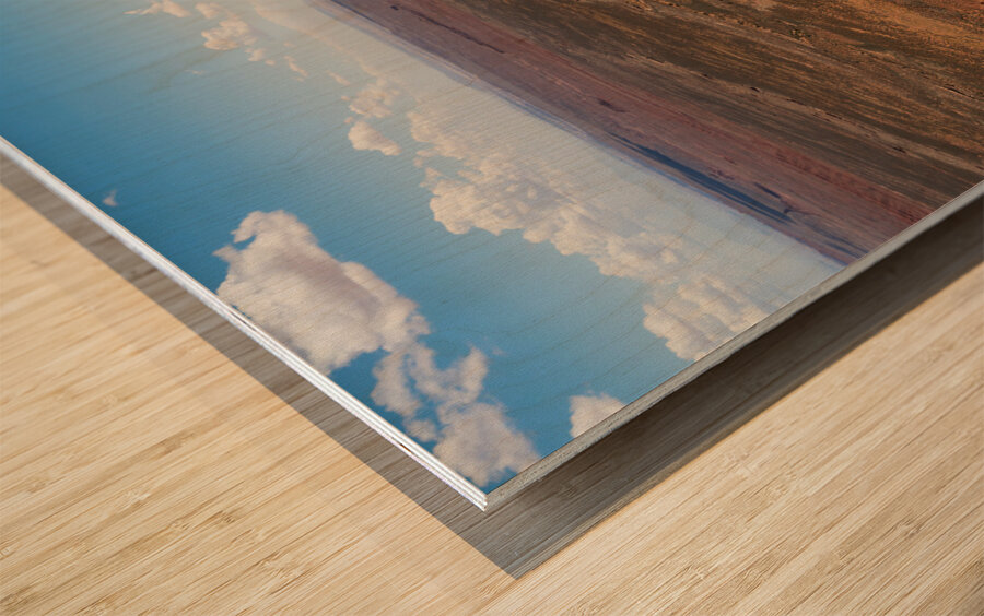 Moki Dugway Utah Top View Wood print