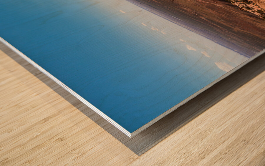 Moki Dugway Switchback Road Valley View Wood print