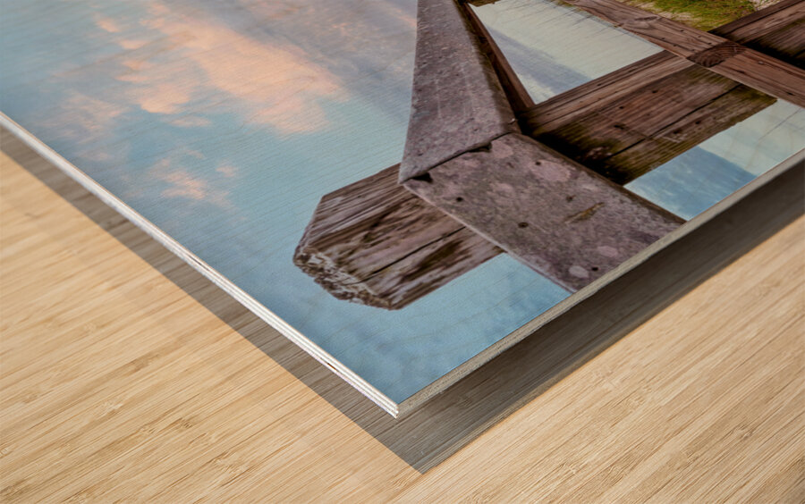 Boardwalk To Beach Paradise Wood print