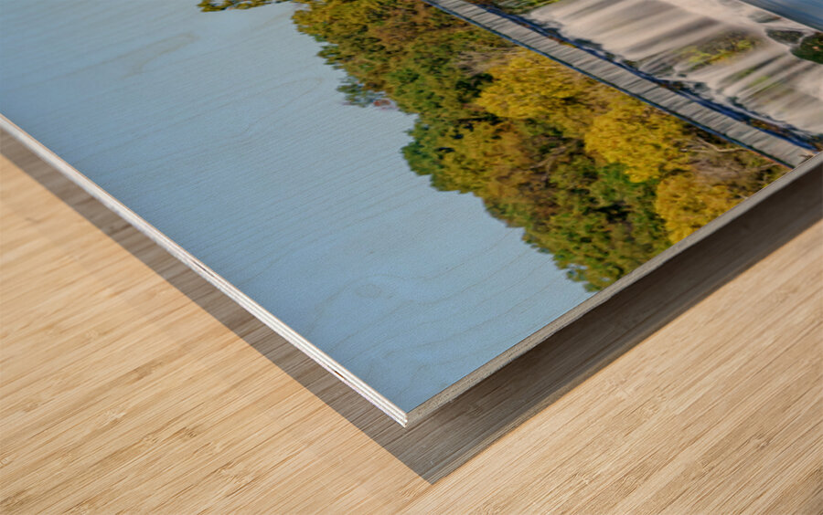 Grand Falls Chert Rock Focused Wood print