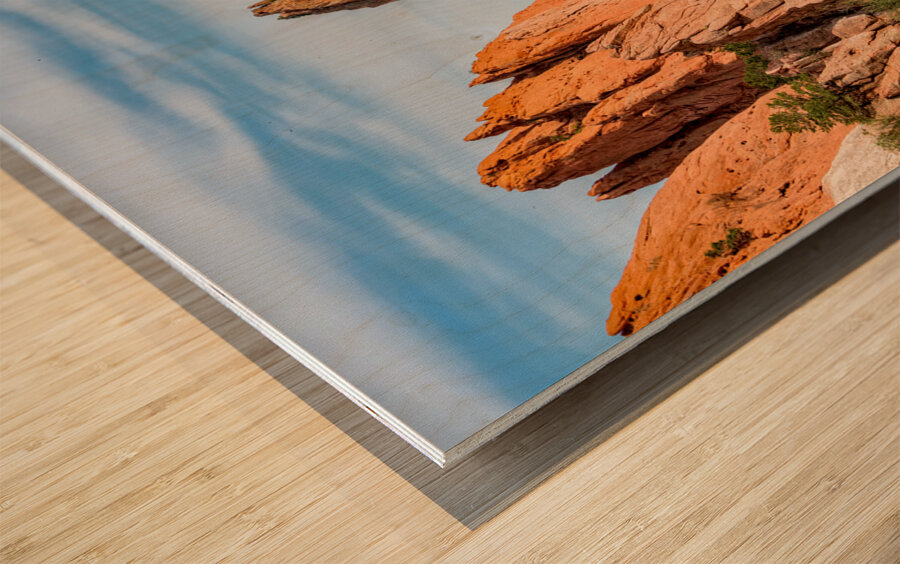 Colorado Hike View Of Cathedral Spires Wood print