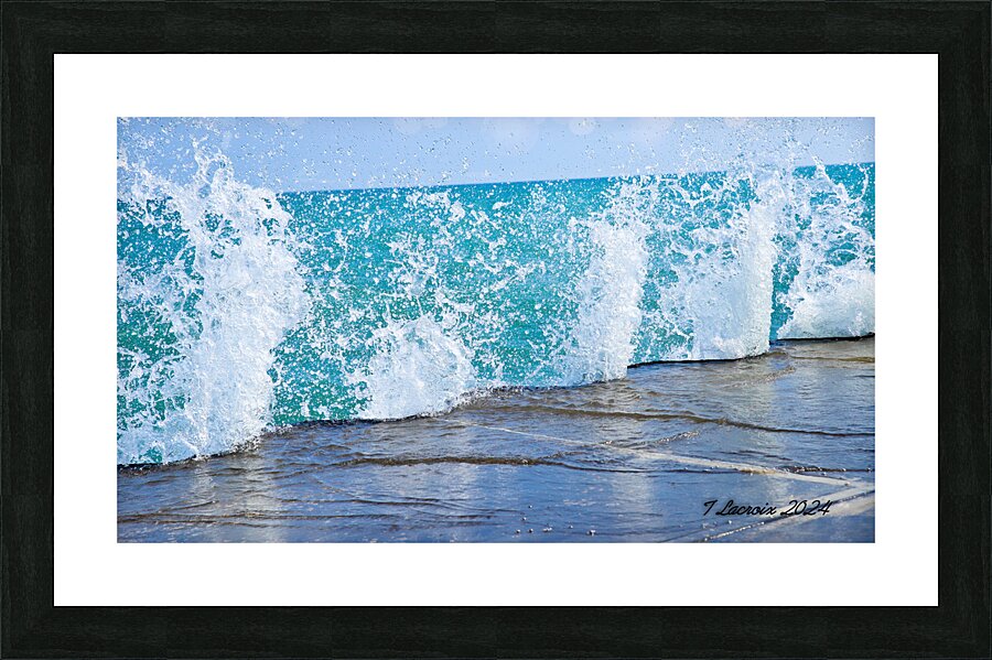  Racine Harbor  Overlook Wisconsin  Picture Frame print