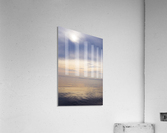 Gold and blue Acrylic Print