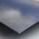 Gold and blue Metal print