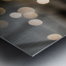 Homemade candle Metal print