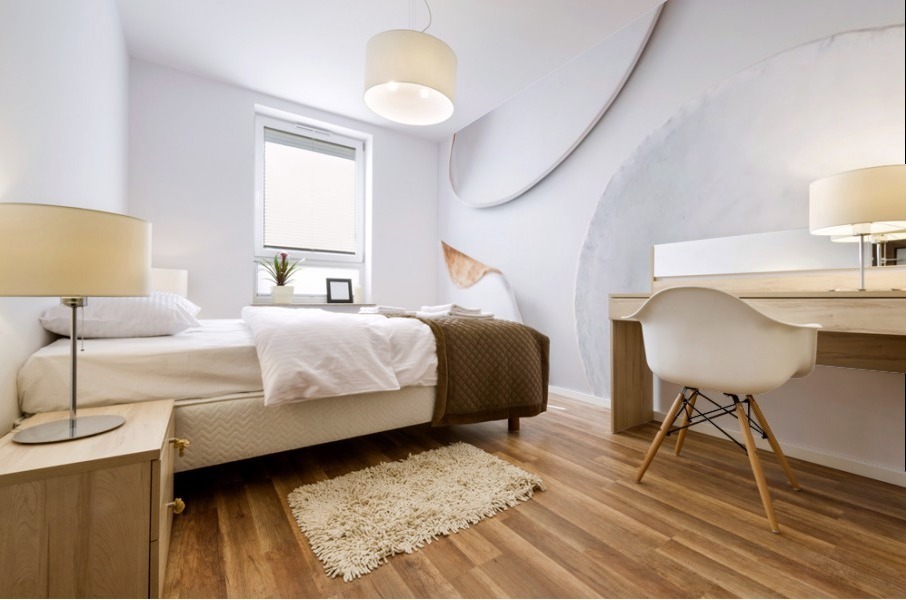 White ceramic Mural print