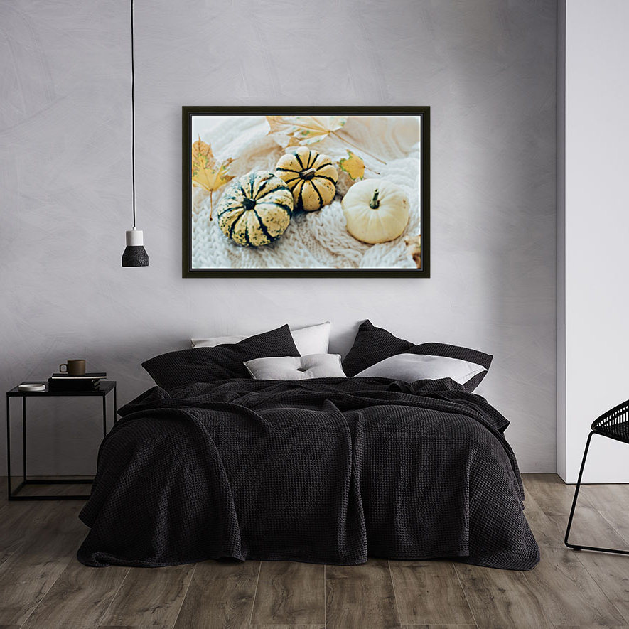 Three pumpkins Reproduction