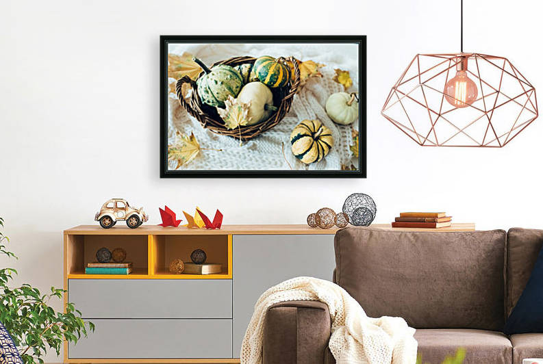 Autumn pumpkins by Daria Minaeva
