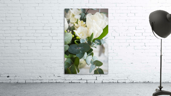 White flowers Wall Preview