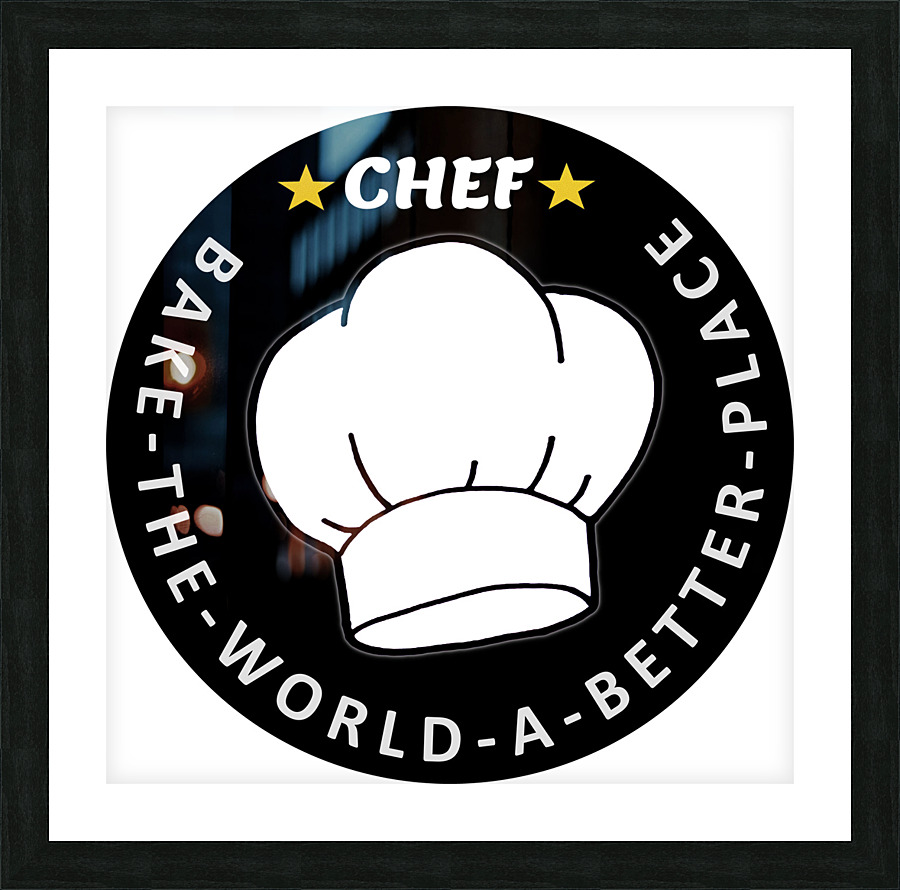 chef Picture Frame print