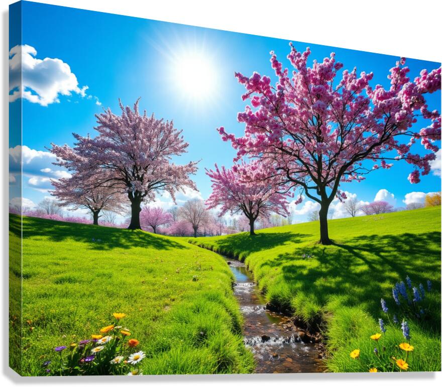 Blossoming Spring Serenity Canvas Print