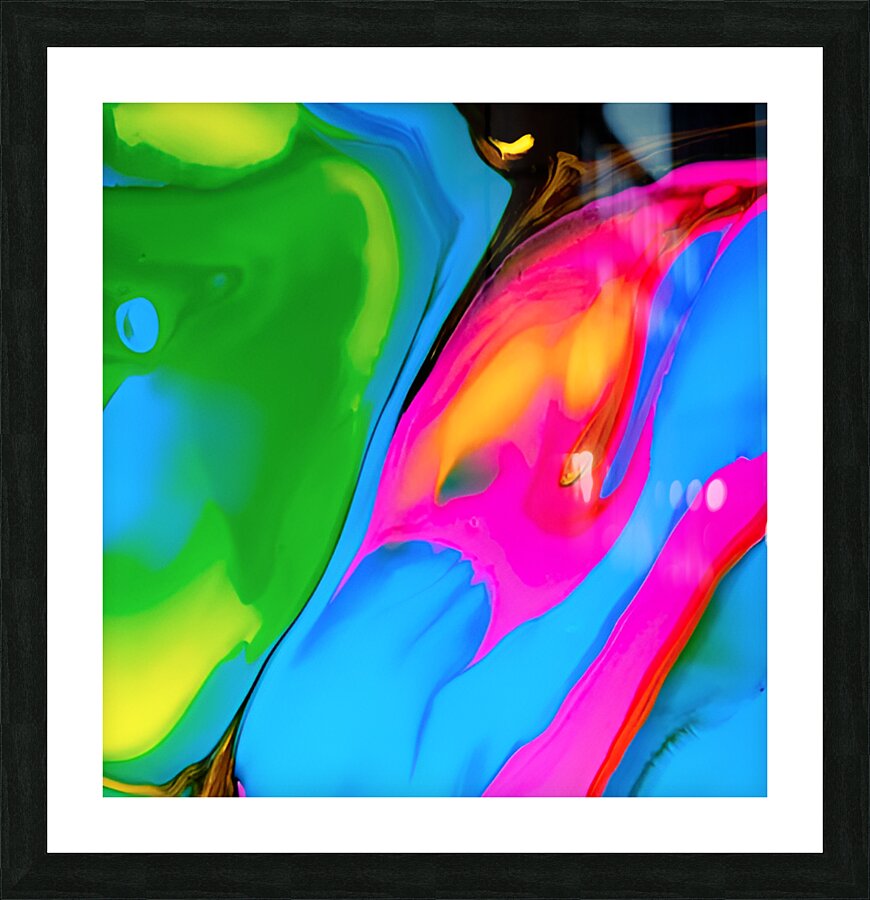 Prismatic Reverie Picture Frame print