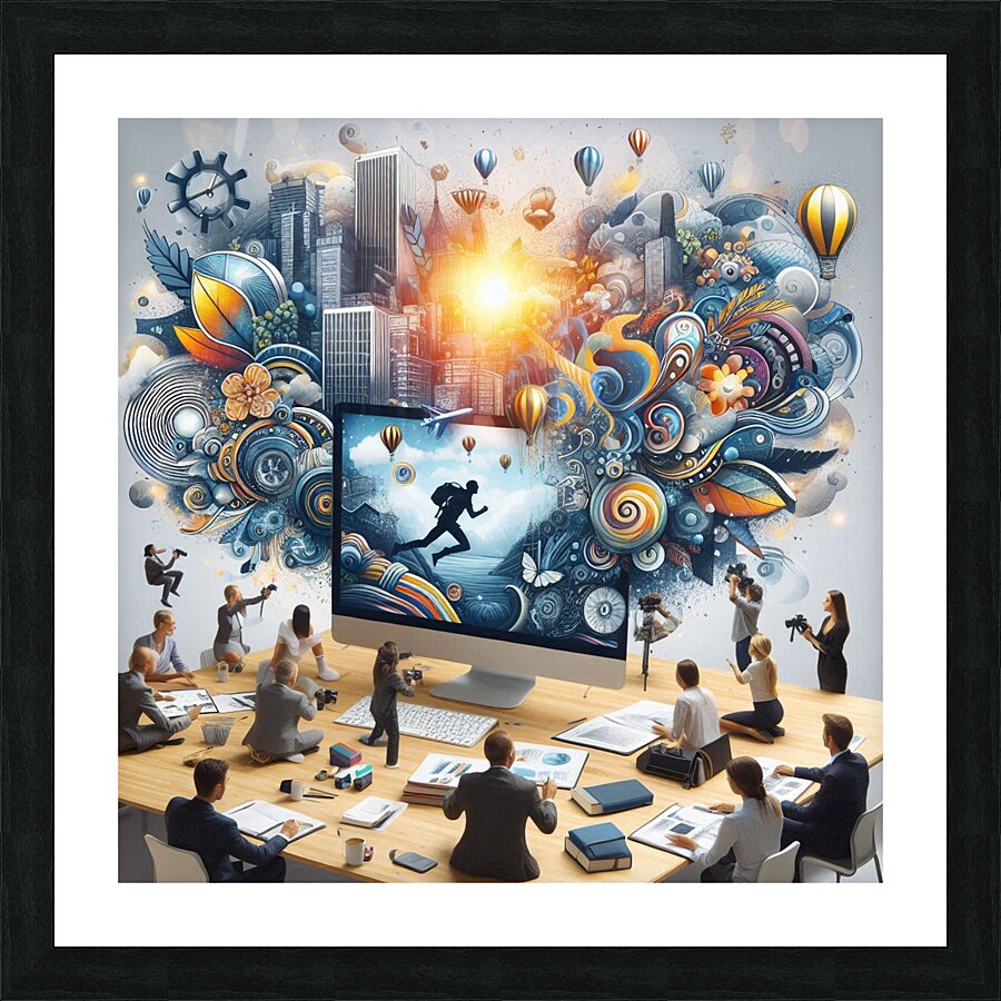 Brilliant Future Picture Frame print