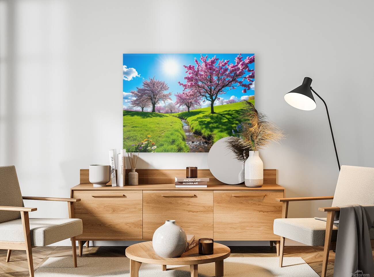 Blossoming Spring Serenity Reproduction
