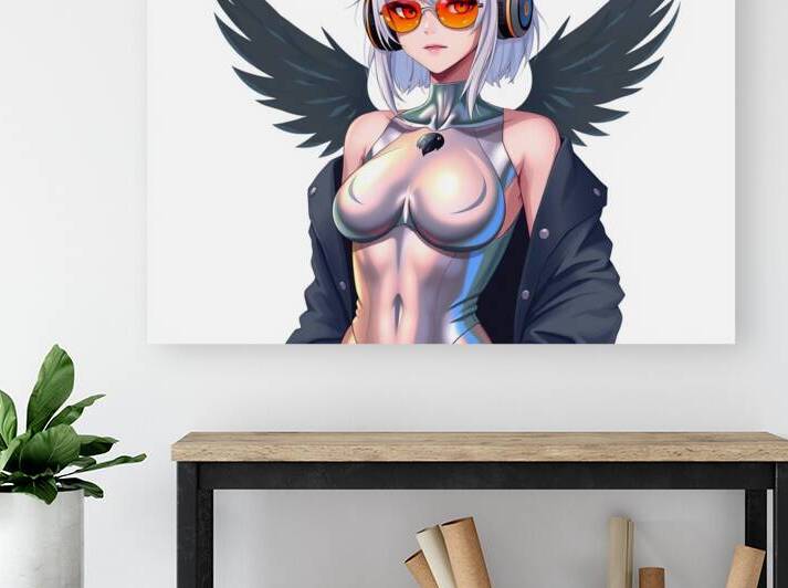 Futuristic DJ with Wings by Samo69Photography