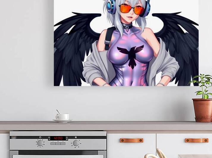 Cyberpunk DJ with Wings by Samo69Photography