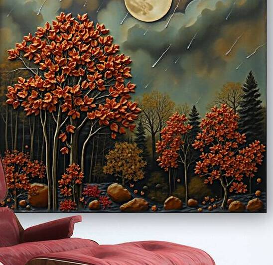 Autumn Moonlight Serenade by Samo69Photography