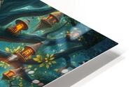 Luminous Forest Haven HD Metal print
