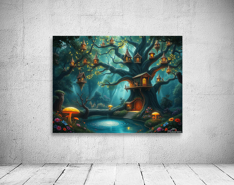 Luminous Forest Haven Wall Preview