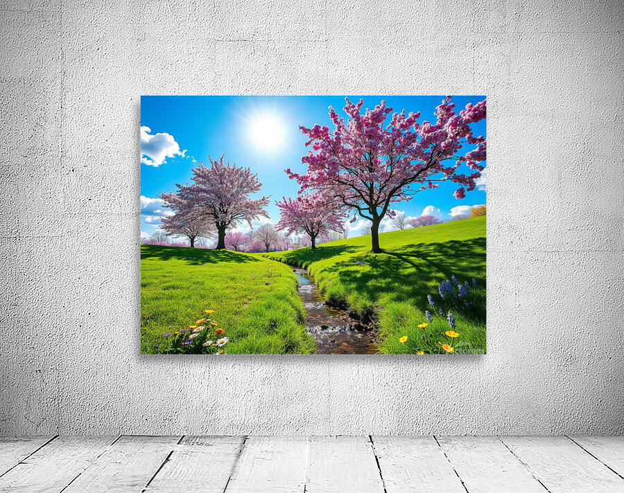 Blossoming Spring Serenity Wall Preview