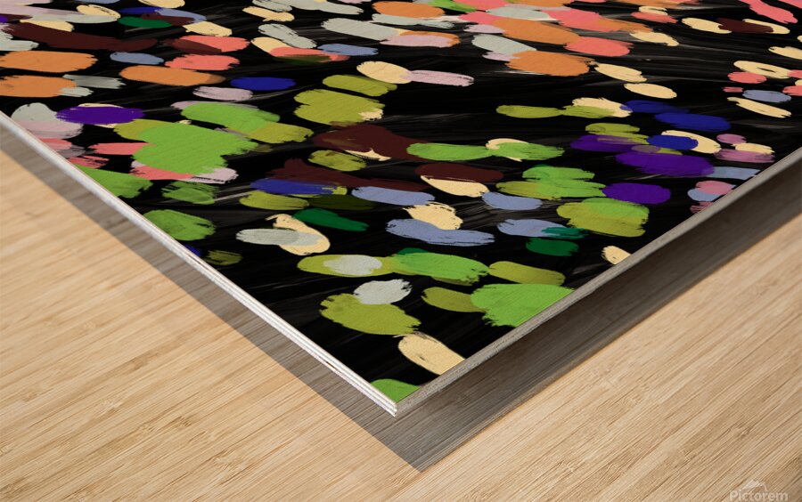 The Wind in the Photo of My Grandmother’s Garden Wood print