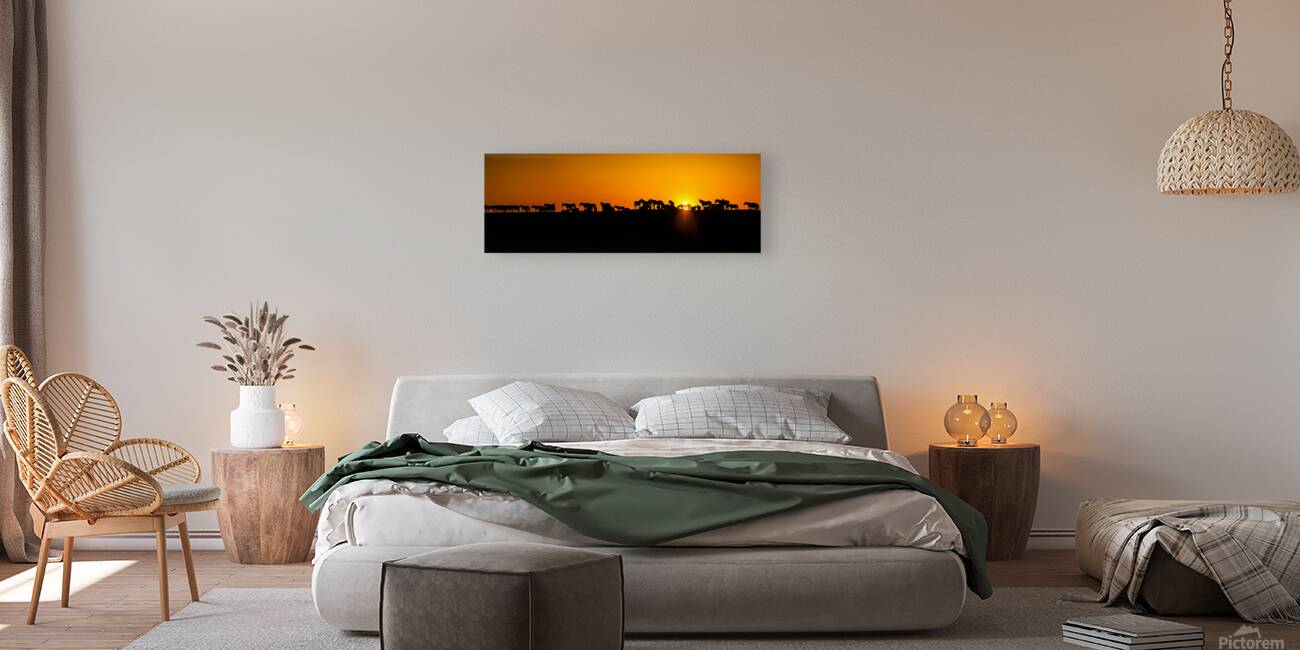Wild West Sunset Reproduction