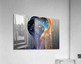 the galaxy of love Acrylic Print