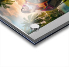 a captivating image of a woman lovingly cradling Acrylic print