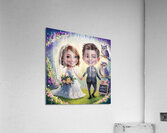 a whimsical and charming illustration of a young Acrylic Print