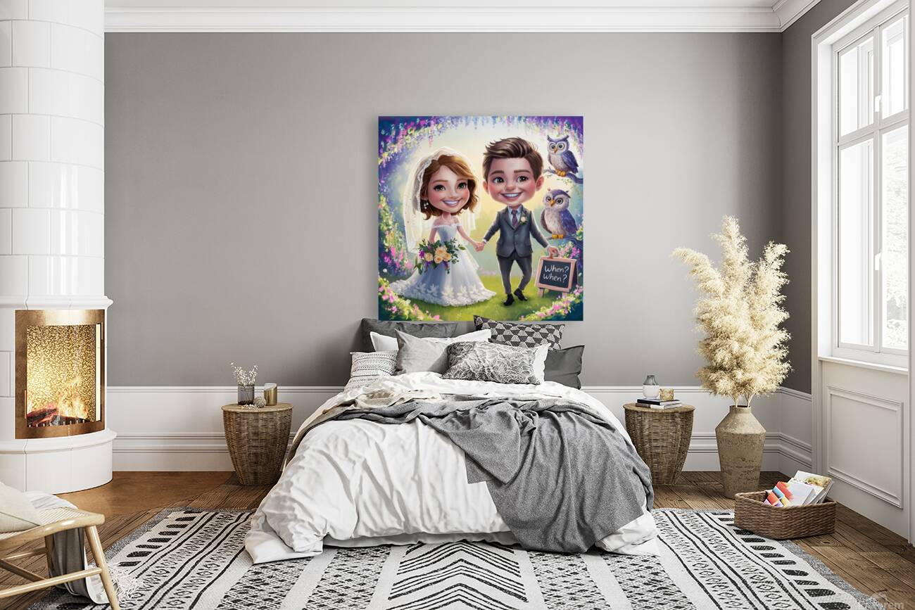 a whimsical and charming illustration of a young Reproduction