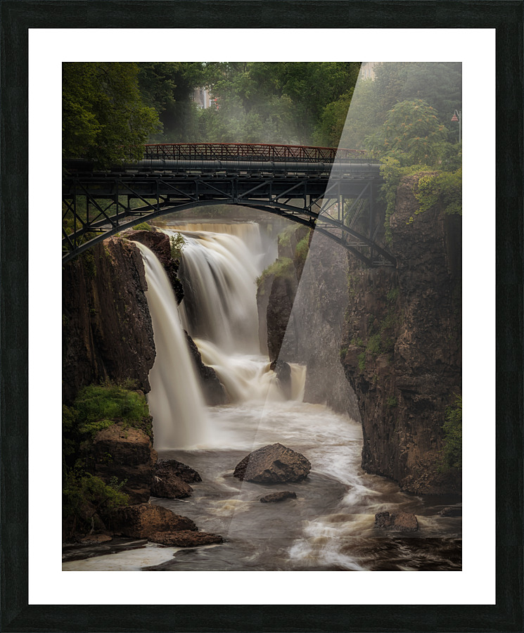 Great Falls Picture Frame print