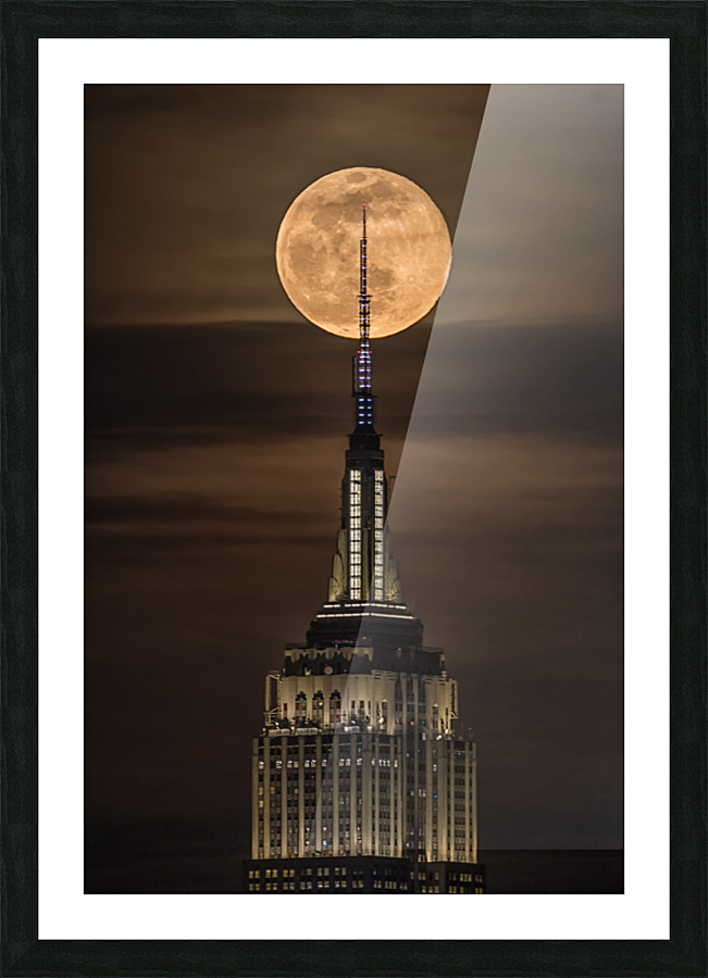 ESB and the moon Picture Frame print